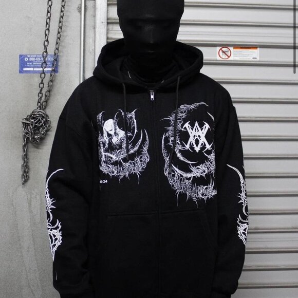 WARCHIVE cybersigilism unisex claymore fairy graphic heavyweight fleece hoodie - Picture 8 of 8